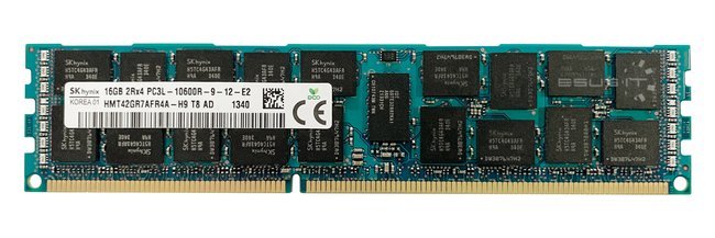 Memory RAM 1x 16GB Hynix ECC REGISTERED DDR3  1333MHz PC3-10600 RDIMM | HMT42GR7AFR4A-H9