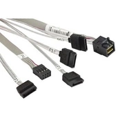Supermicro Cable Mini SAS HD to 4 SATA 90/90/75/75/75cm | CBL-SAST-0556
